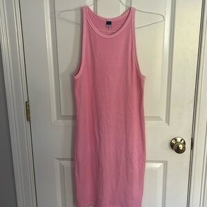 Old navy pink ribbed dress